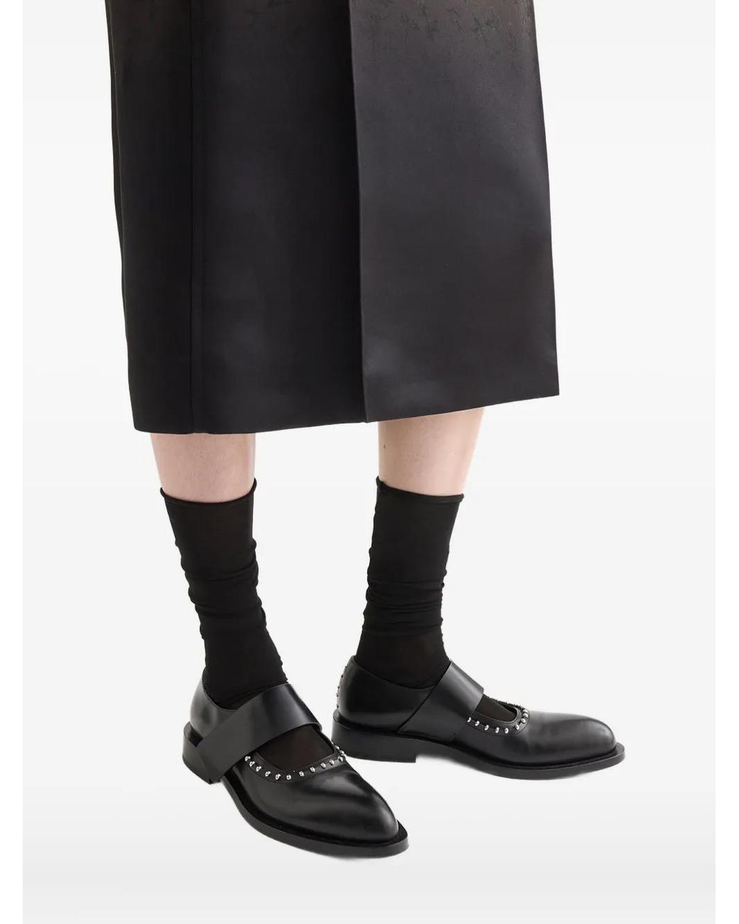 Jil Sander Black Stud-Embellished Pumps