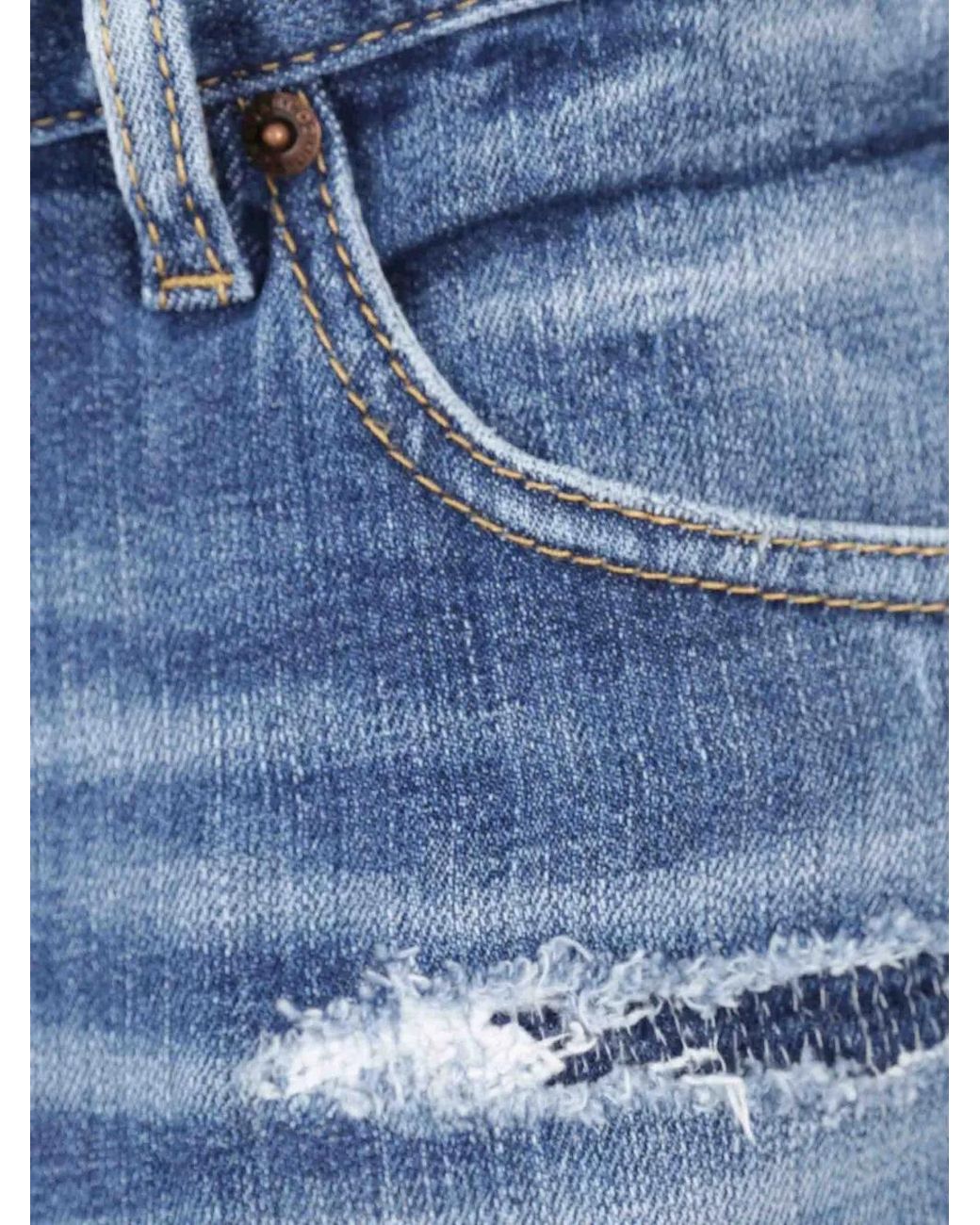 DSquared² Blue Marine Shorts for men