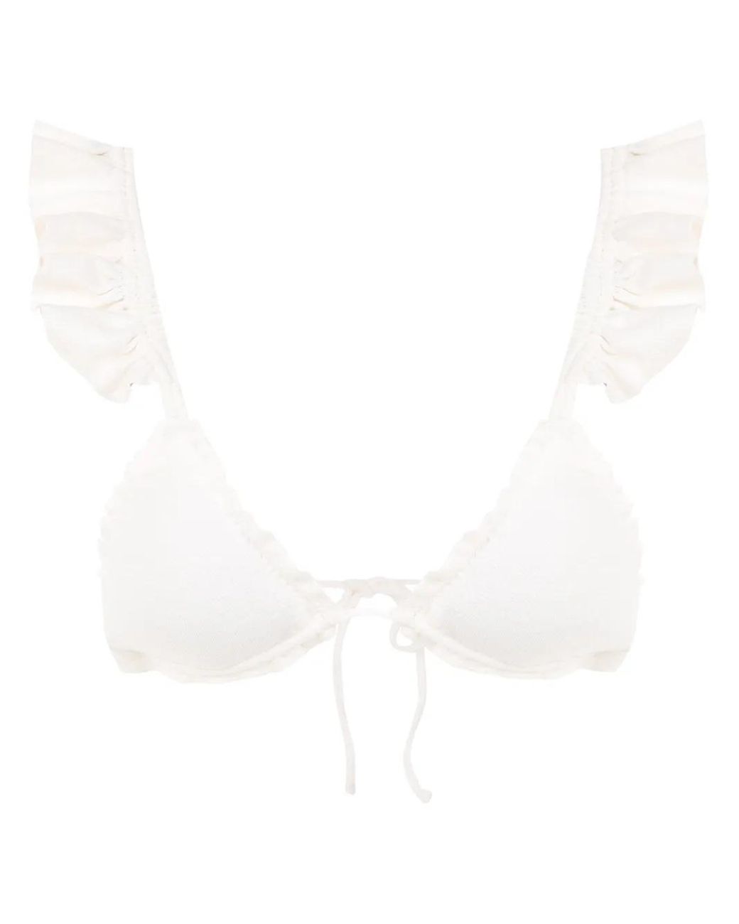 Clube Bossa White Laven Bikini Top