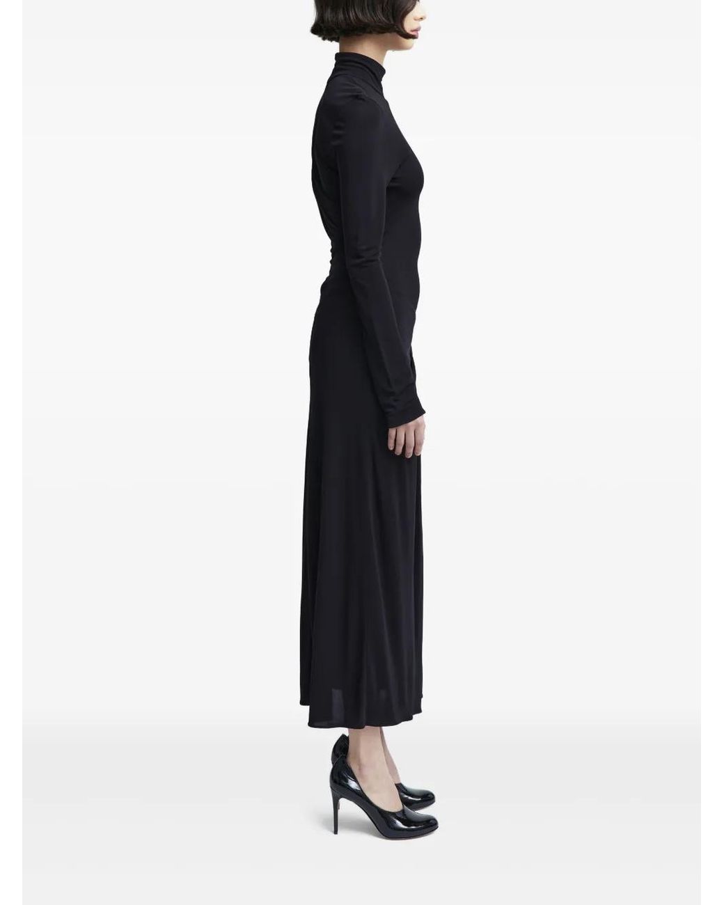 16Arlington Black Vento Midi Dress