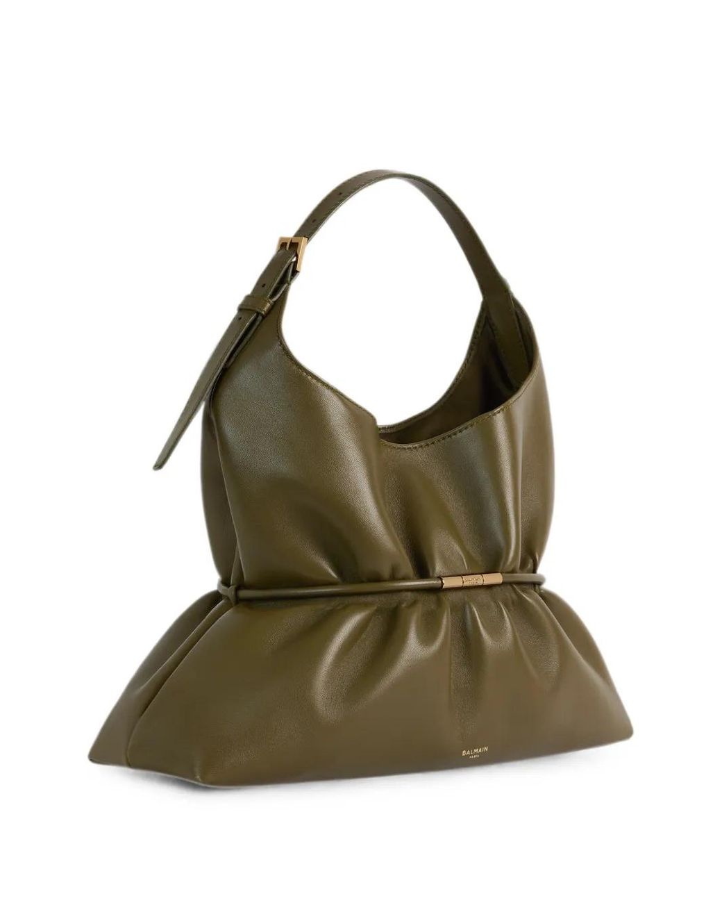 Borsa Sphynx Media di Balmain in Green