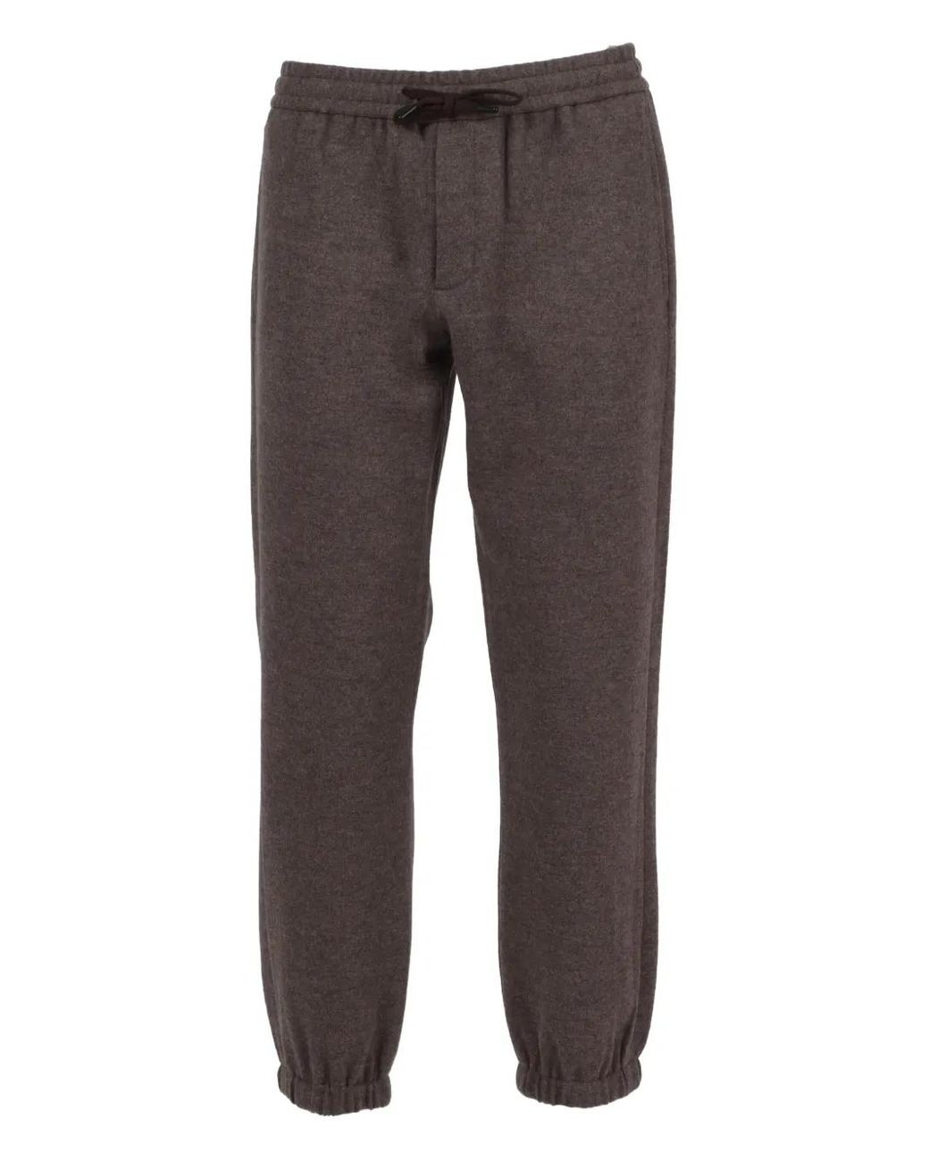 Circolo 1901 Gray Mélange-Effect Track Pants for men
