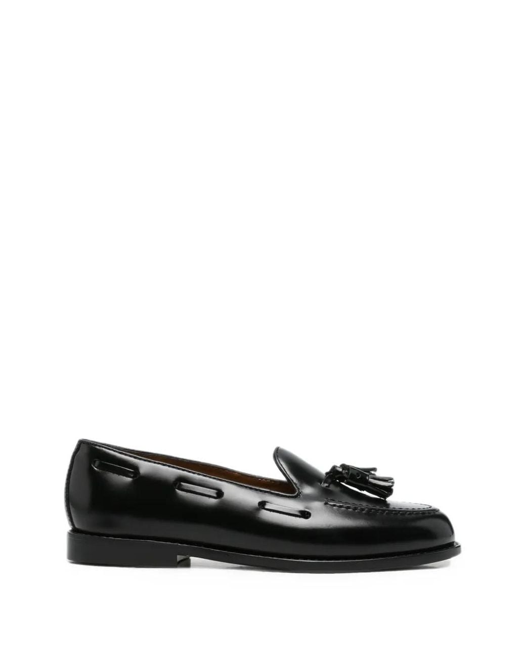 Sebago Black Tassel Leather Loafers