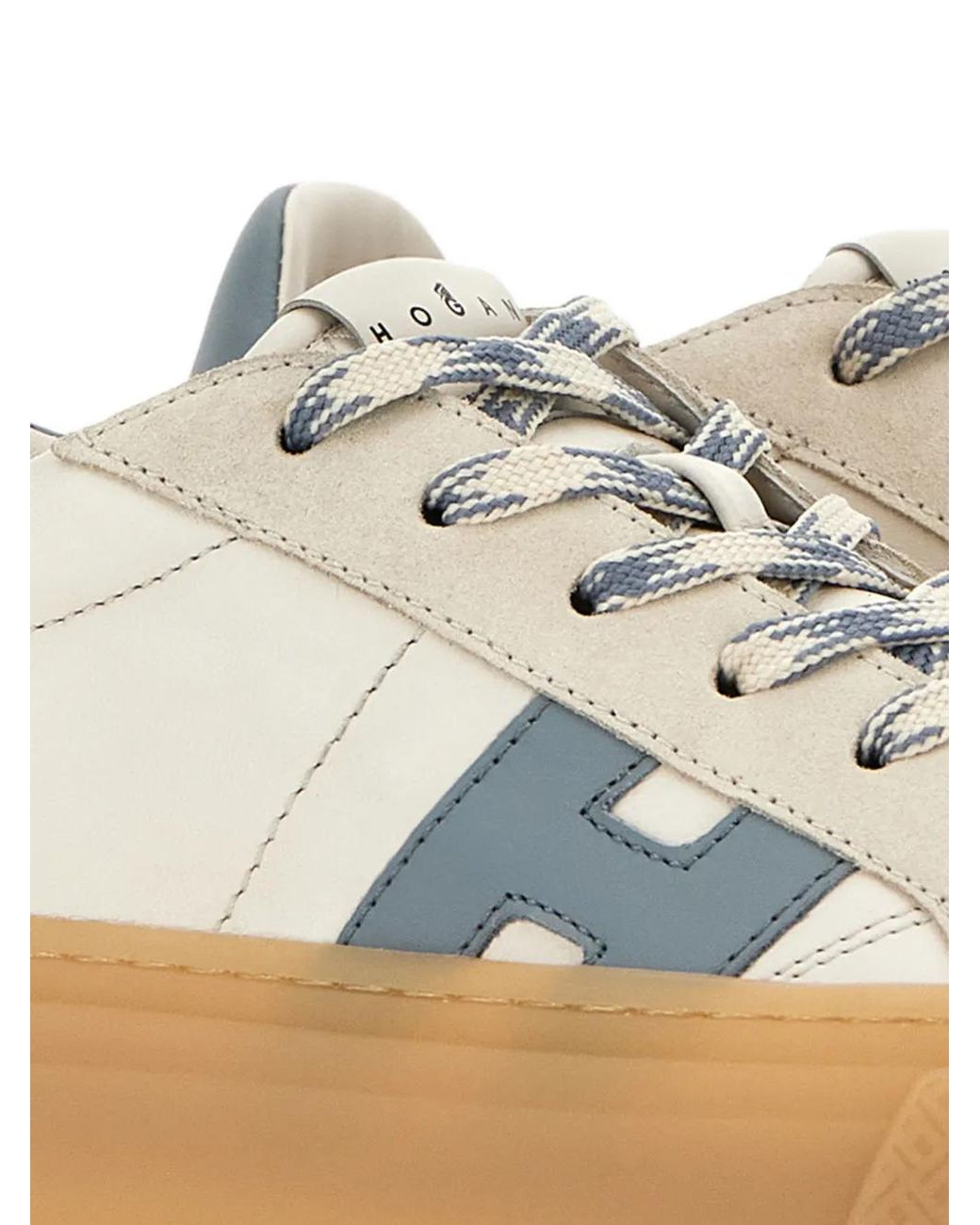 Hogan White H705 Platform Sneakers