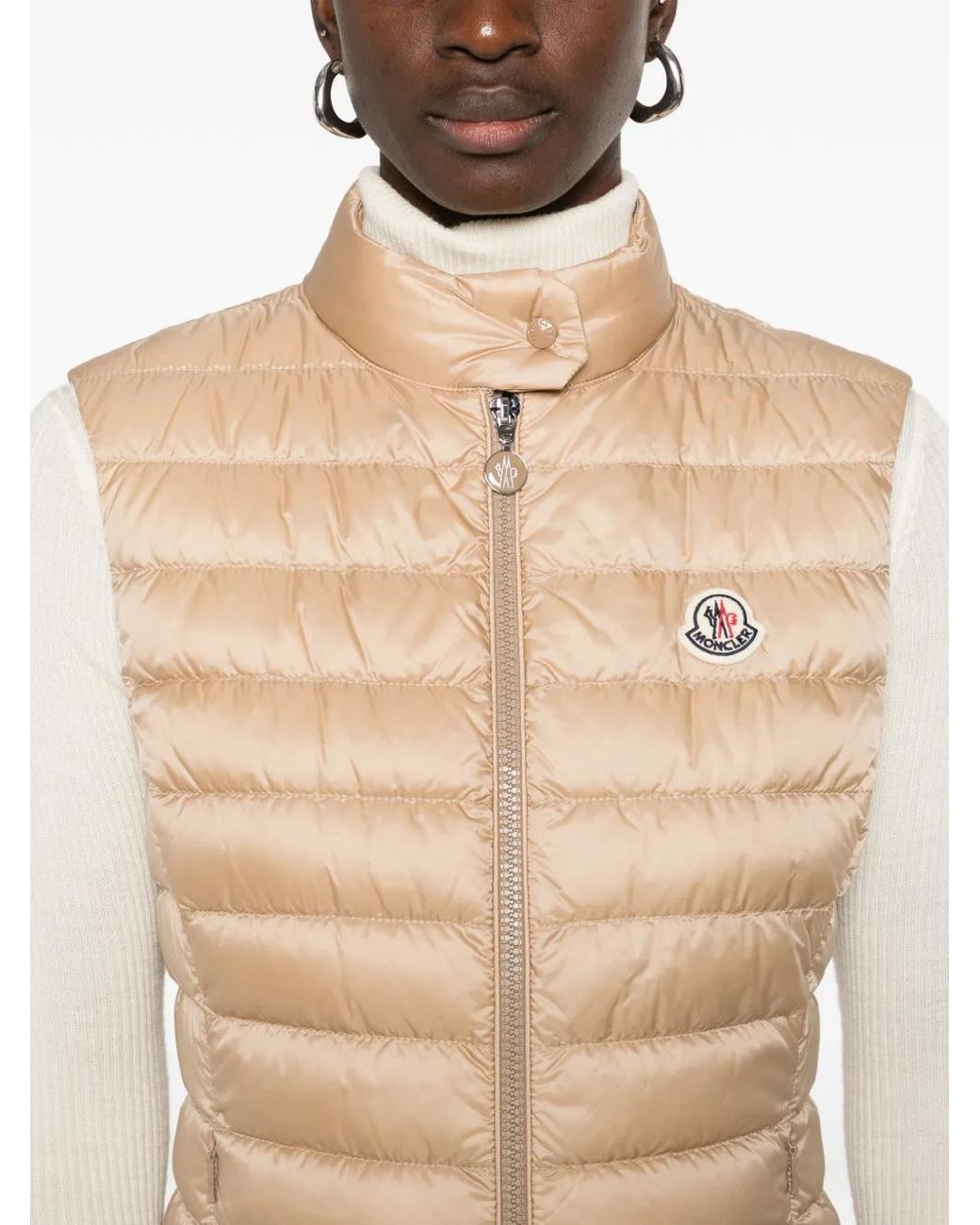 Chaleco Acolchado Igens Moncler de color Natural