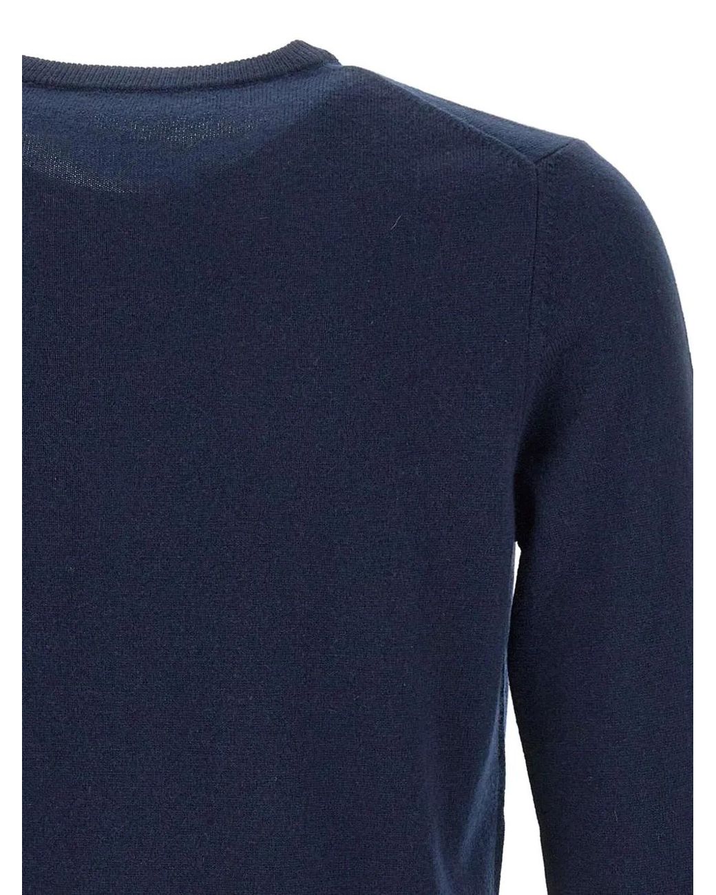 Kangra Blue Crew Neck Sweater for men