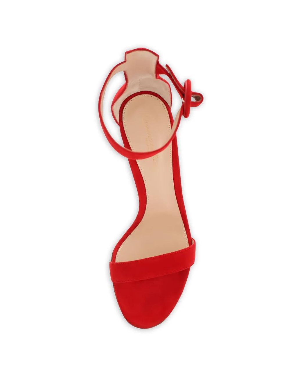 Gianvito Rossi Red Portofino Buckle-Strap Sandals