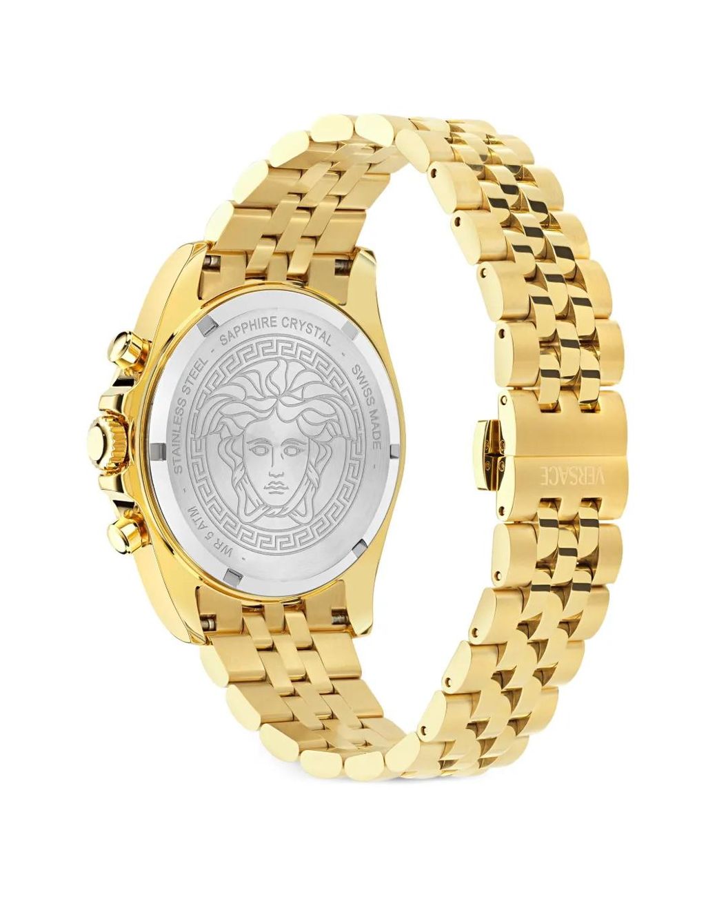 Versace Greca Chrono 43Mm in Metallic für Herren
