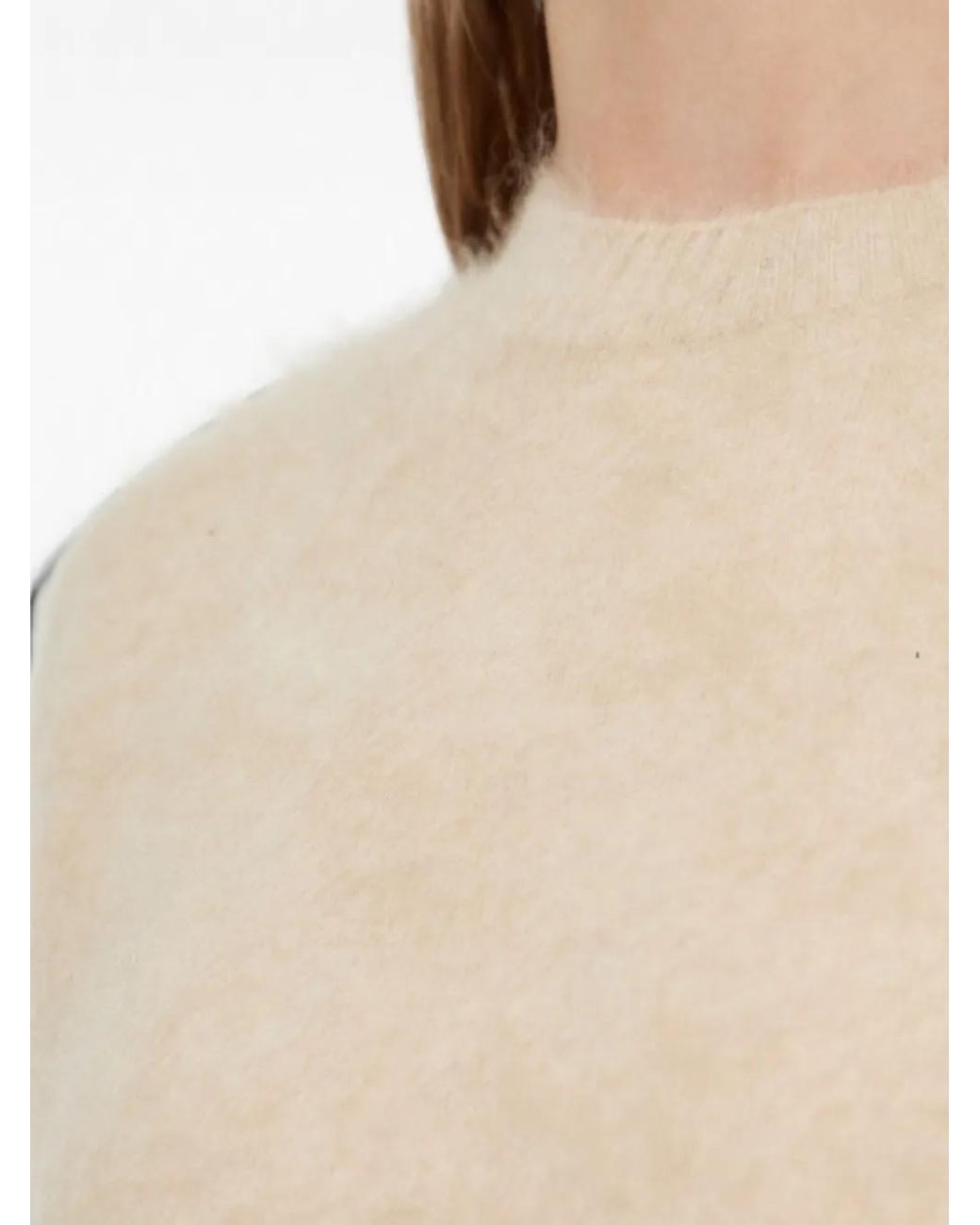 Forte_forte Natural Fine-Knit Cashmere Sweater