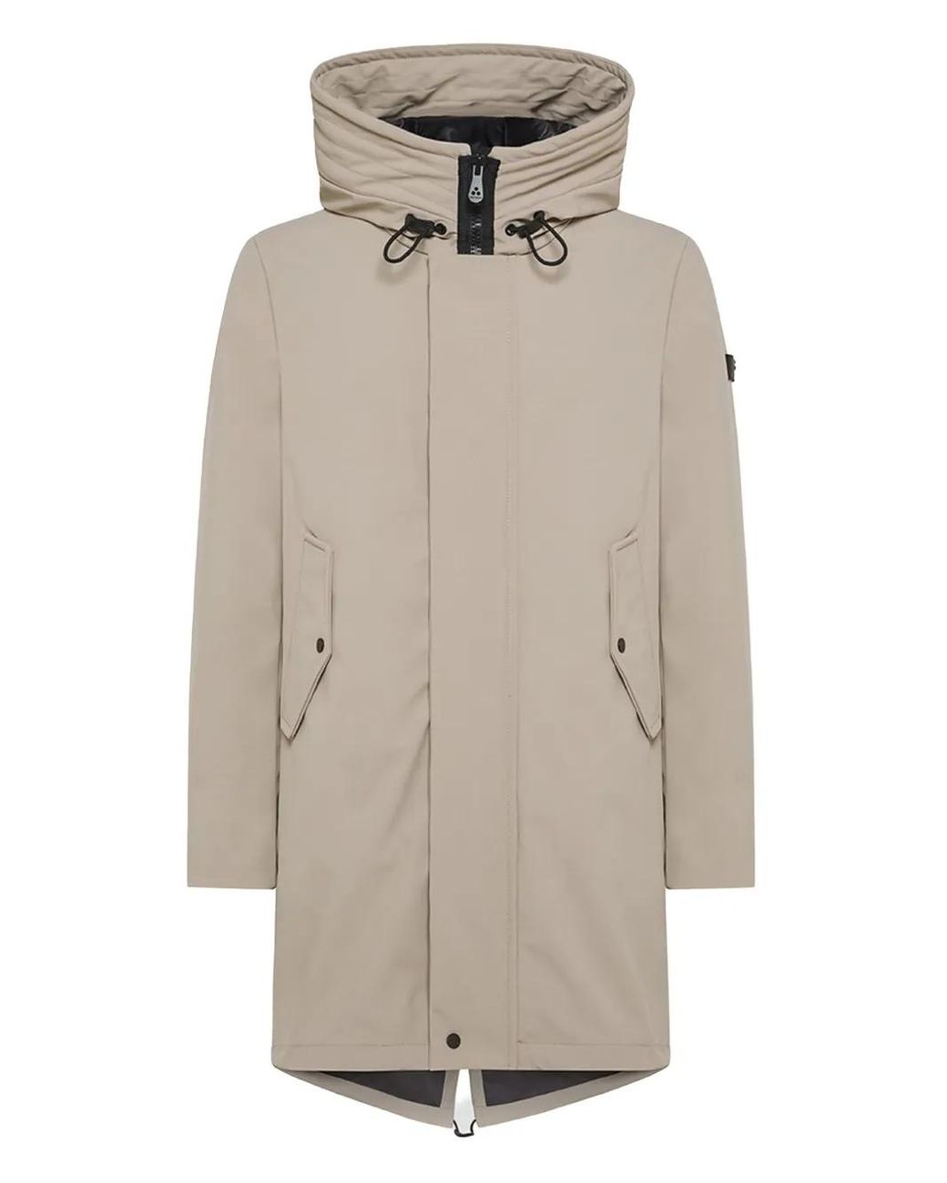 Parka Con Capucha Y Cordones Peuterey de hombre de color Gray