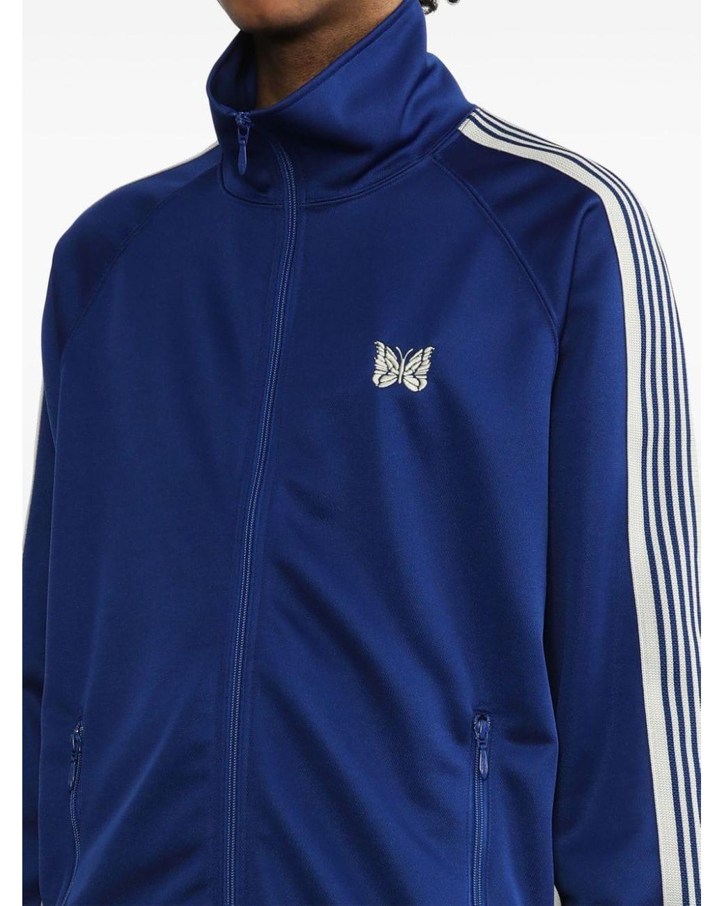 NEEDLES TRACK JACKET SIZA L Needles track Jacket オレンジ グレー