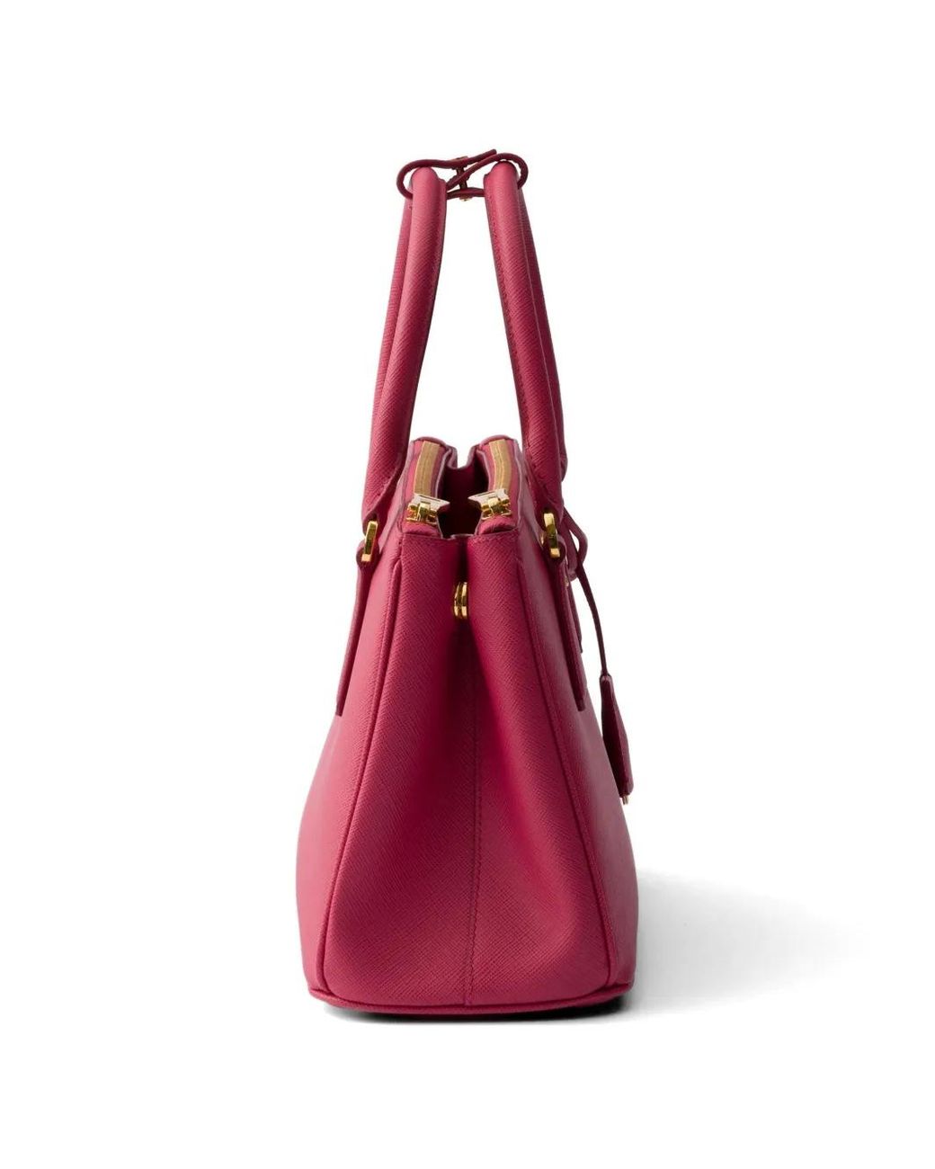 Prada Red Galleria Small Saffiano Leather Bag