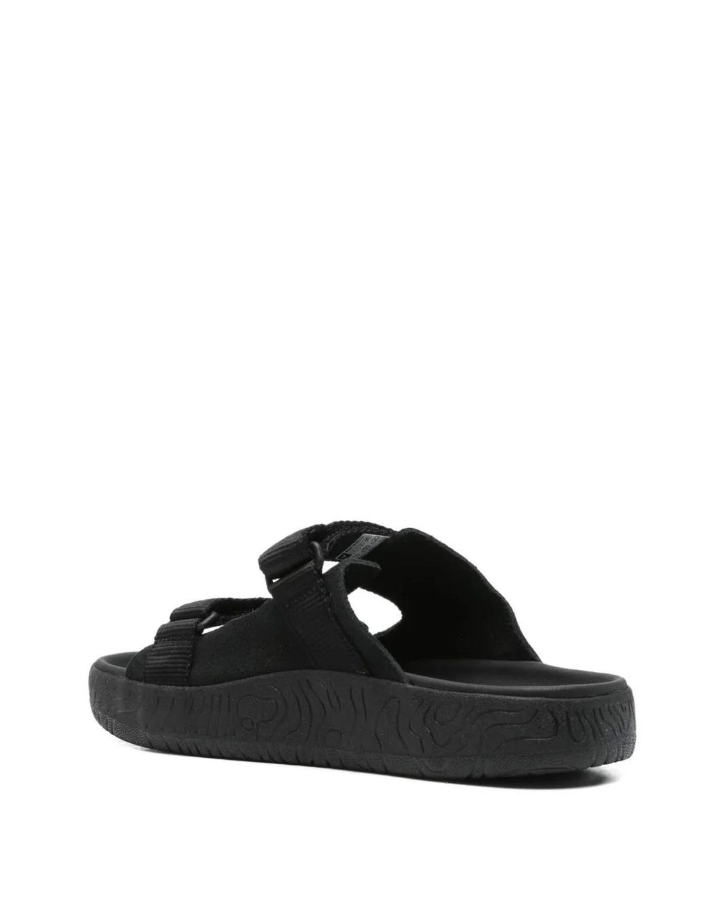 Veja Black Arpoador Double-Strap Suede Sandals
