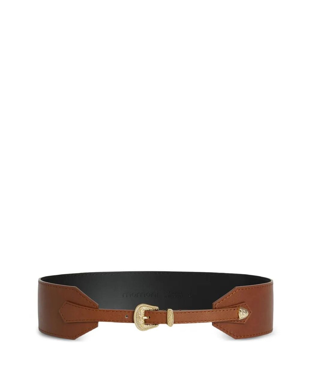Momoní White Taos Leather Belt