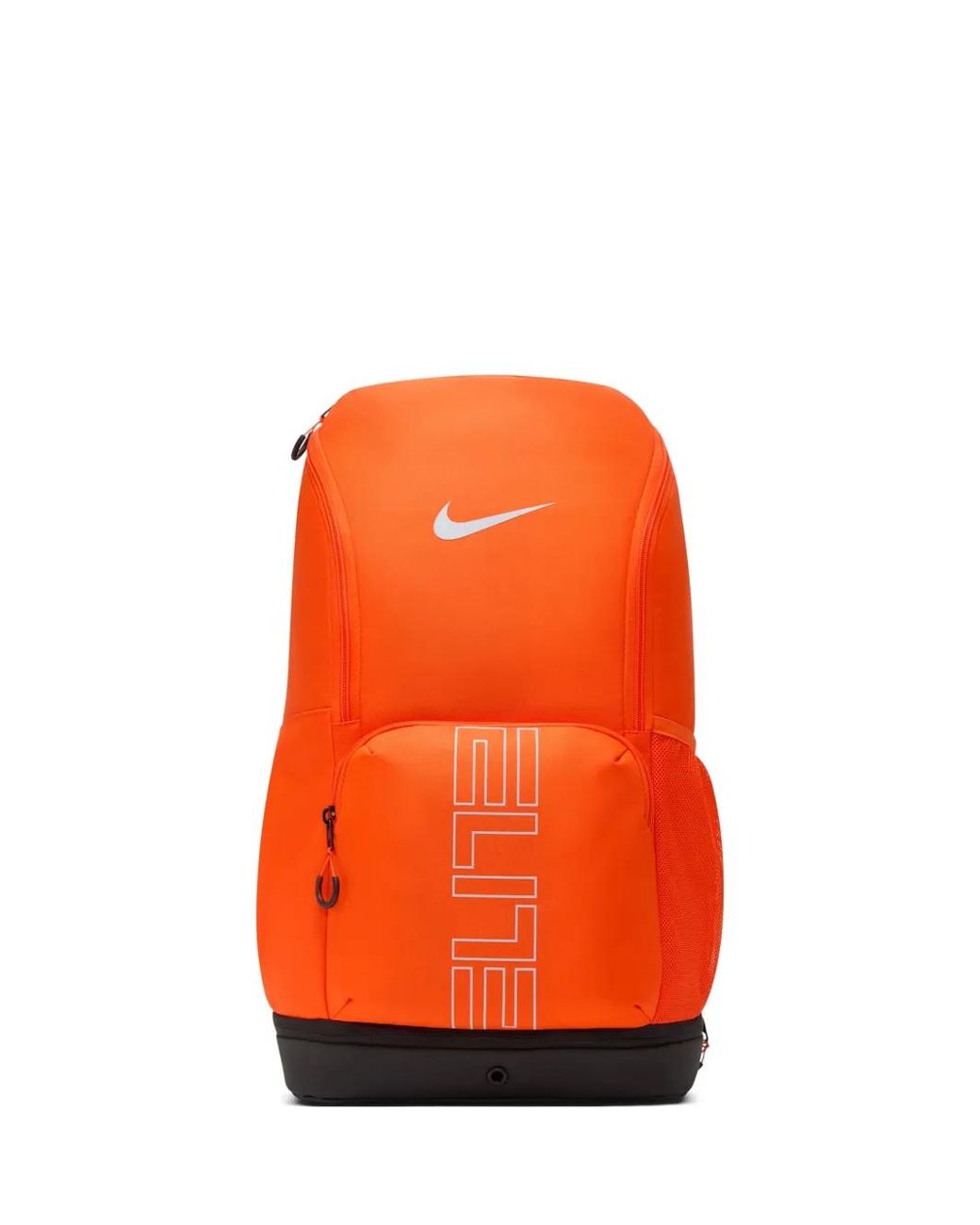 Nike Orange Varsity Elite Logo-Print Backpack for men