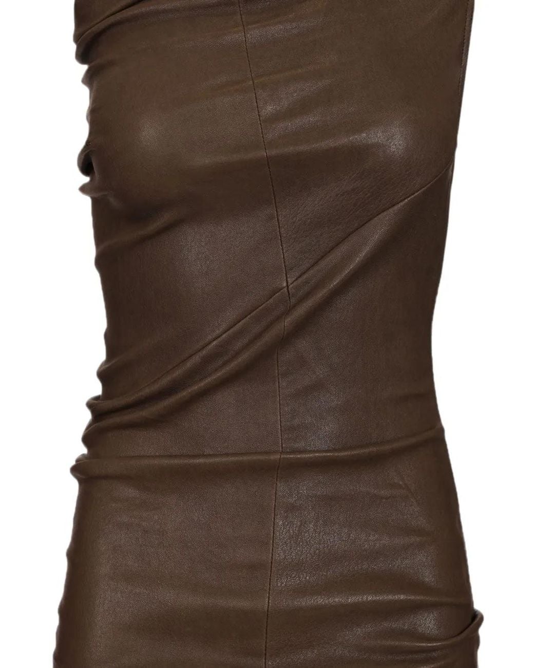 Rick Owens Brown Athena Gown