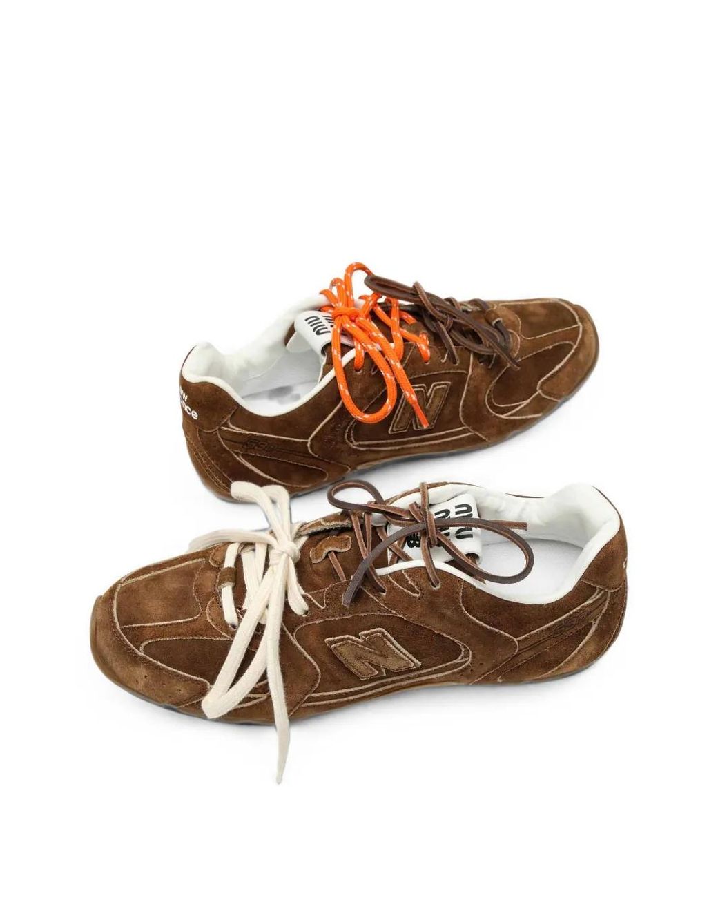 Miu Miu Brown New Balance X 530 Sl Suede Sneakers