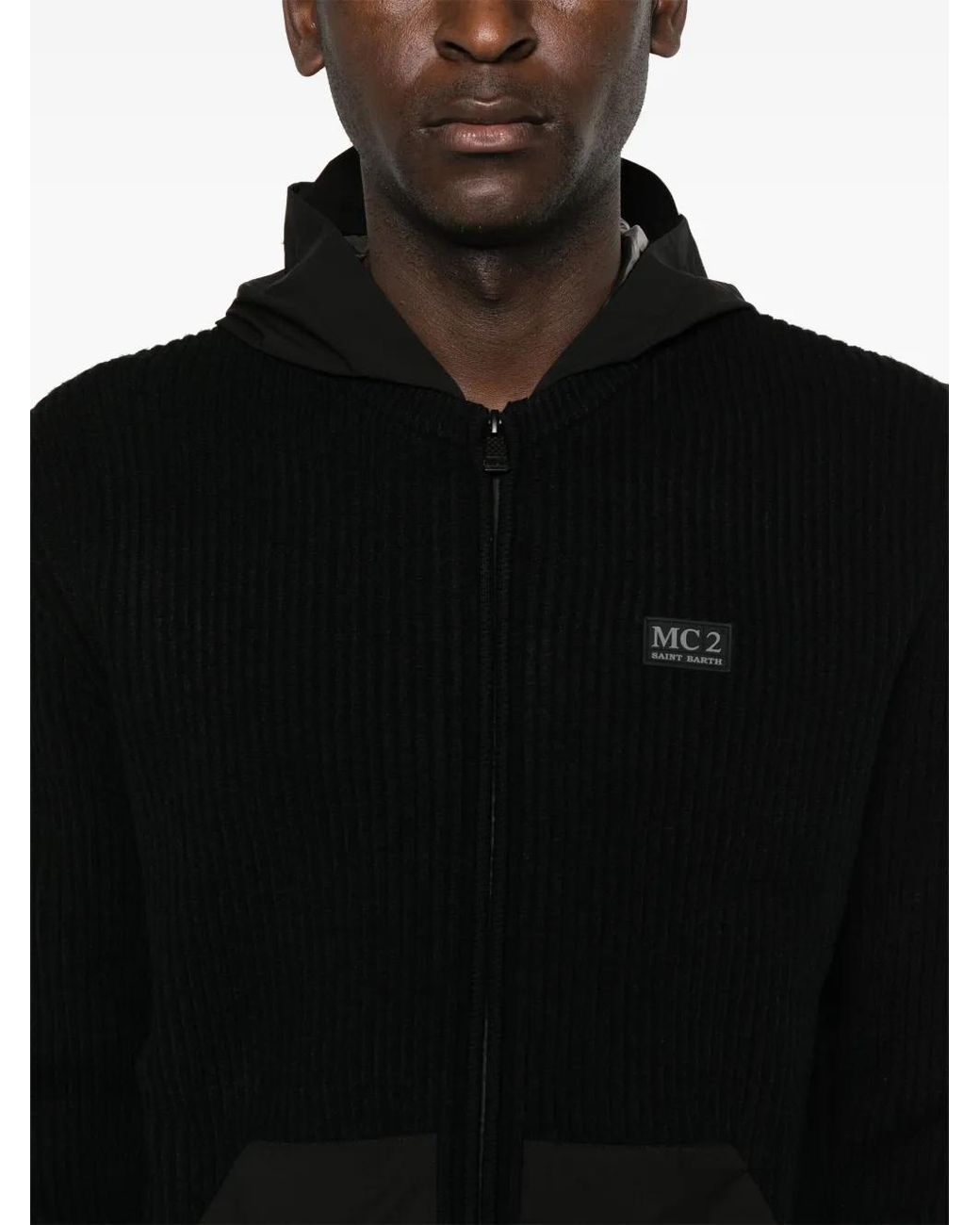Mc2 Saint Barth Black Wiberg Hoodie for men