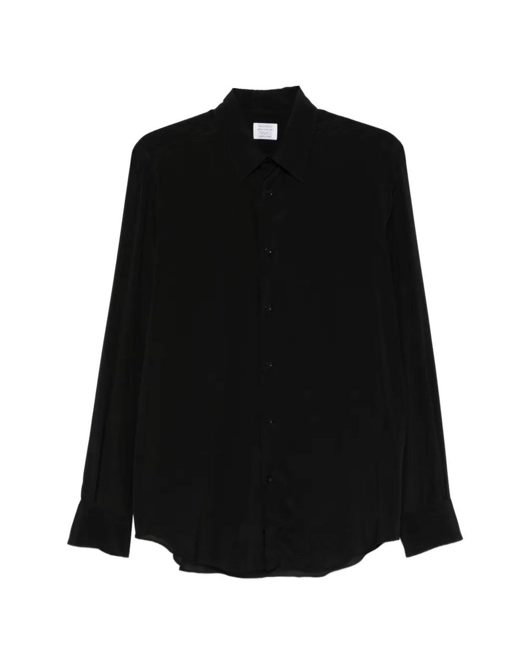 Mazzarelli Black Long-Sleeves Shirt for men