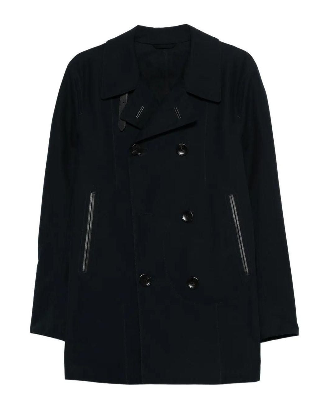 Tom Ford Black Caban À Boutonnière Croisée for men