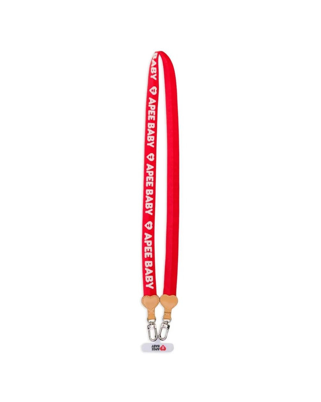 AAPE BY A BATHING AP Logo-Embroidered Phone Lanyard