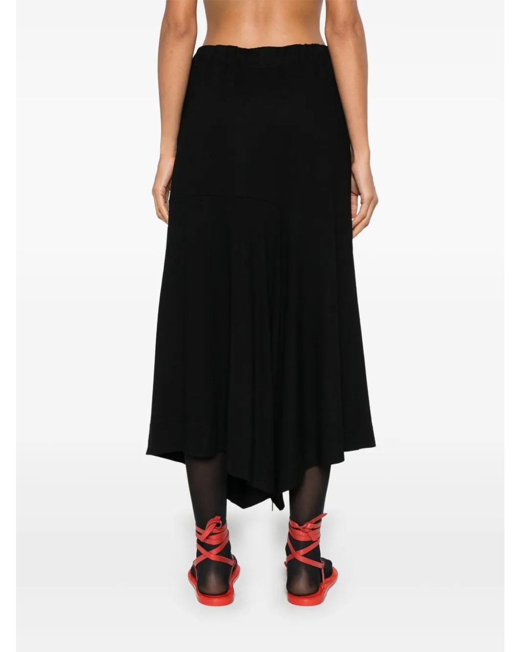 Yohji Yamamoto Black Zip-Detail Shorts