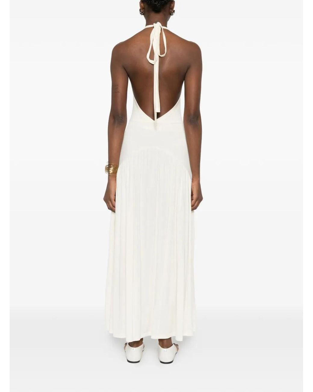 AYA MUSE Ola マキシドレス White