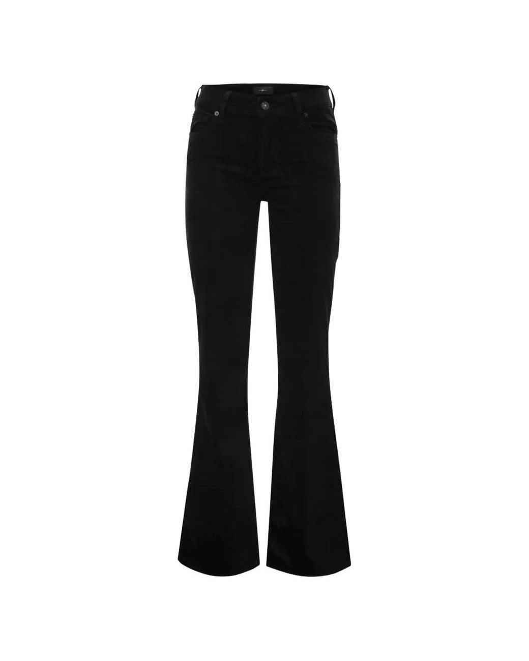 7 For All Mankind Black The Leggy Bootcut Jeans