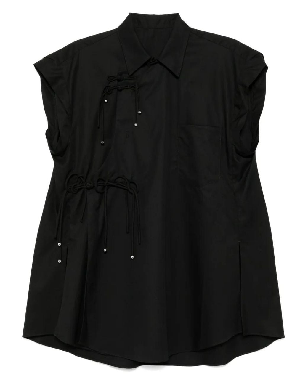 JNBY Black Sleeveless Shirt