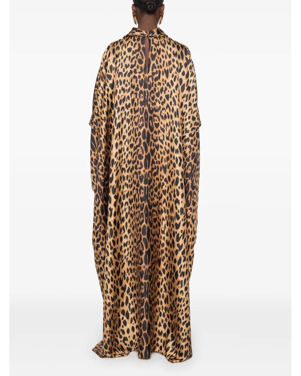 Gucci Natural Printed Silk Dress