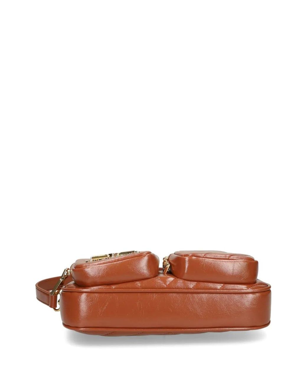 Love Moschino Brown Quilted Shoulder Bag