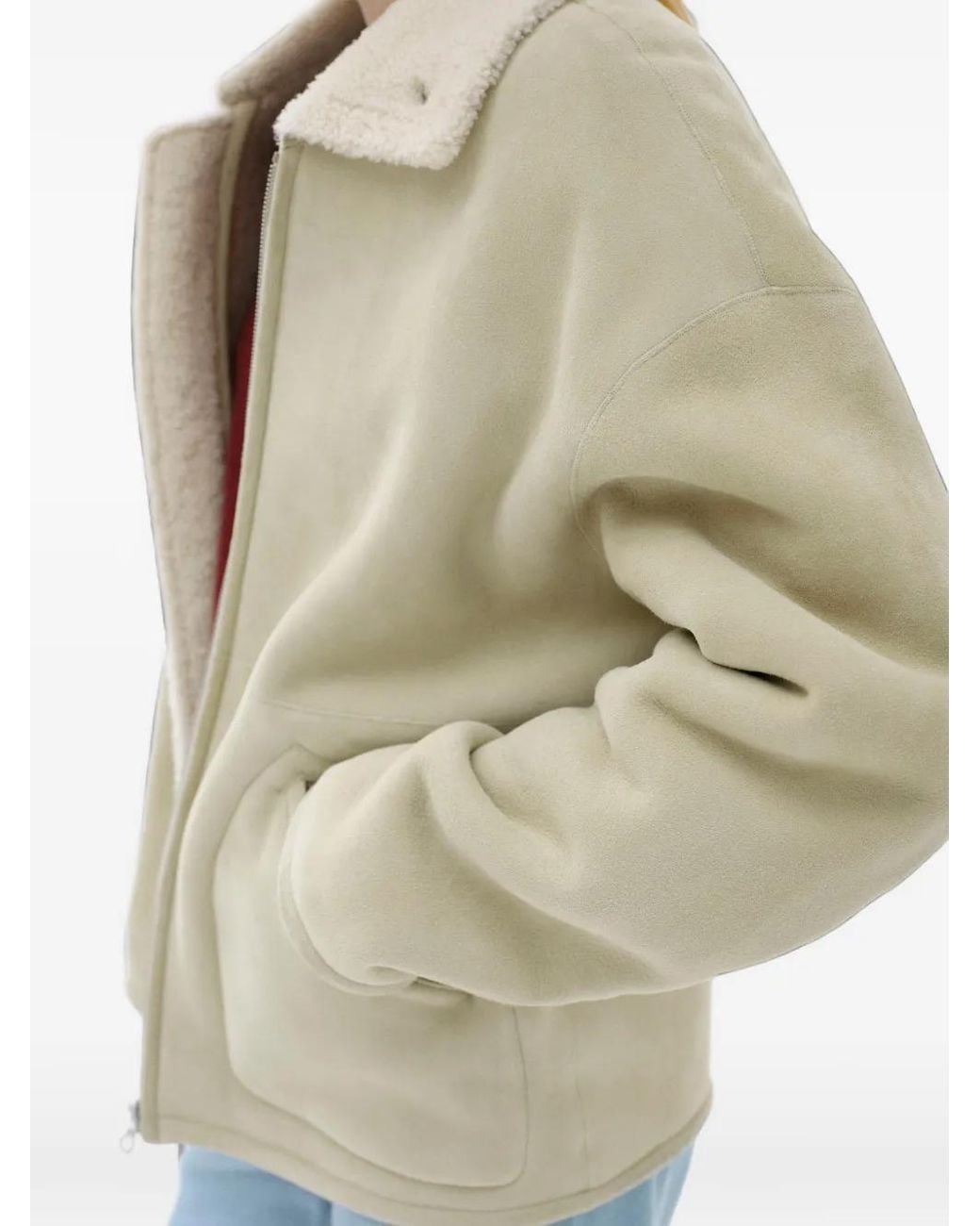Auralee Natural Merino Mouton Jacket