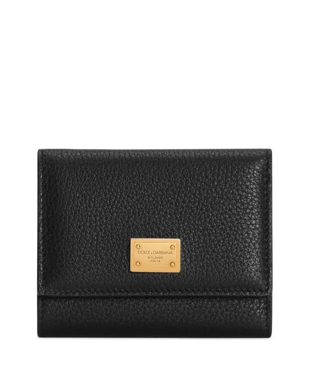 Dolce & Gabbana Black Calfskin Wallet