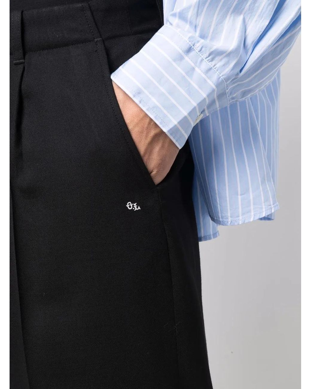 Our Legacy Black Wool Chino Pants for men