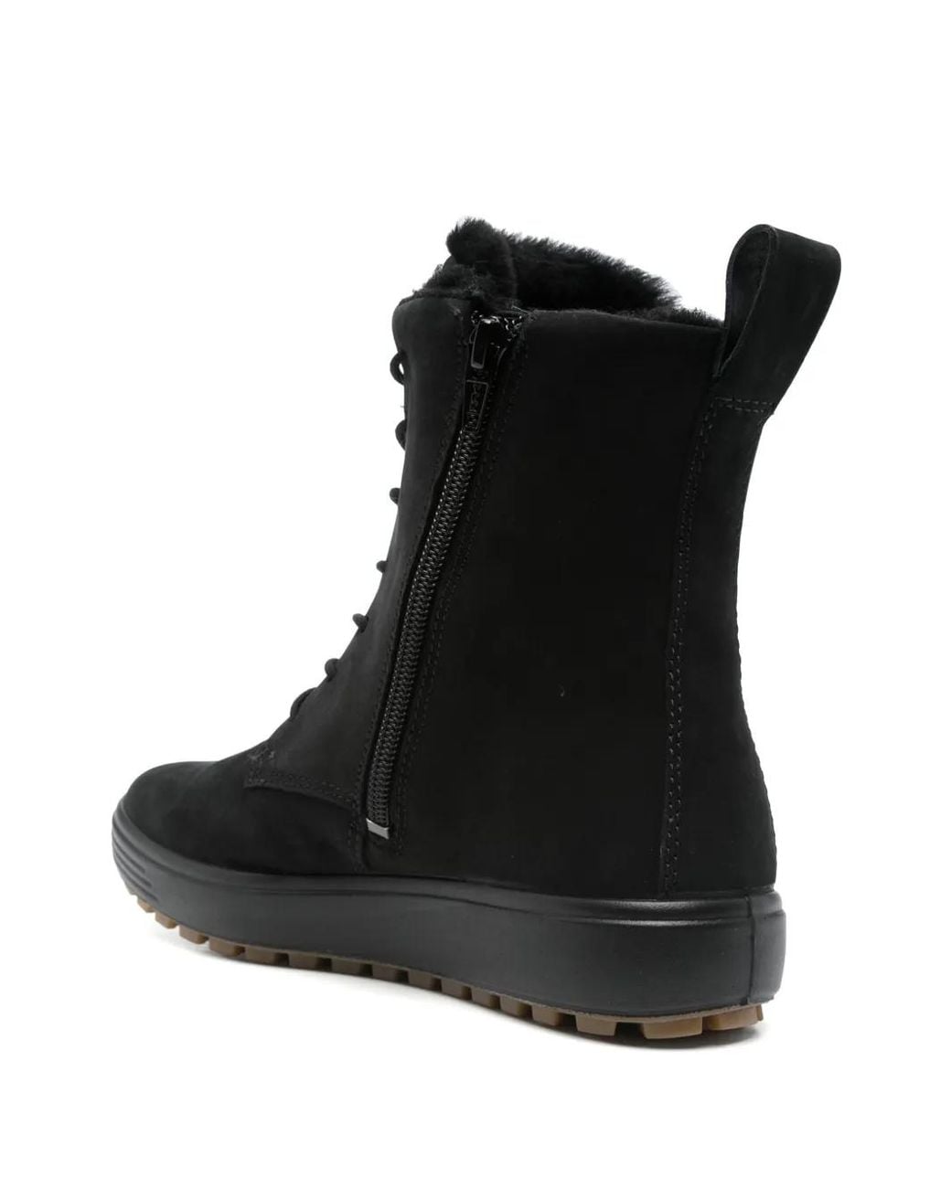 Ecco Black Soft 7 Tred Boots