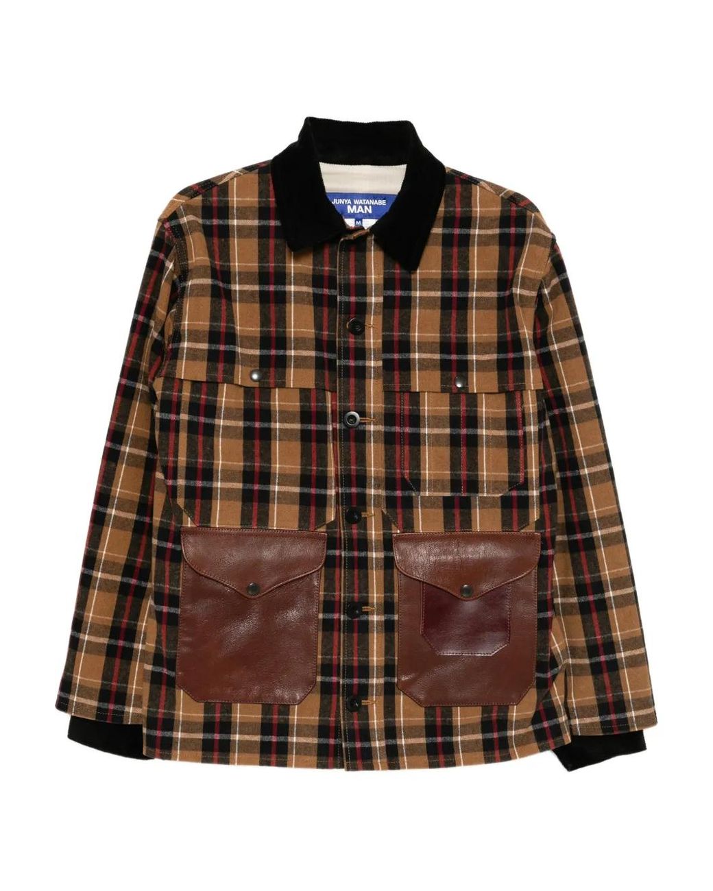 Junya Watanabe Brown X Filson Checked Flannel Jacket for men