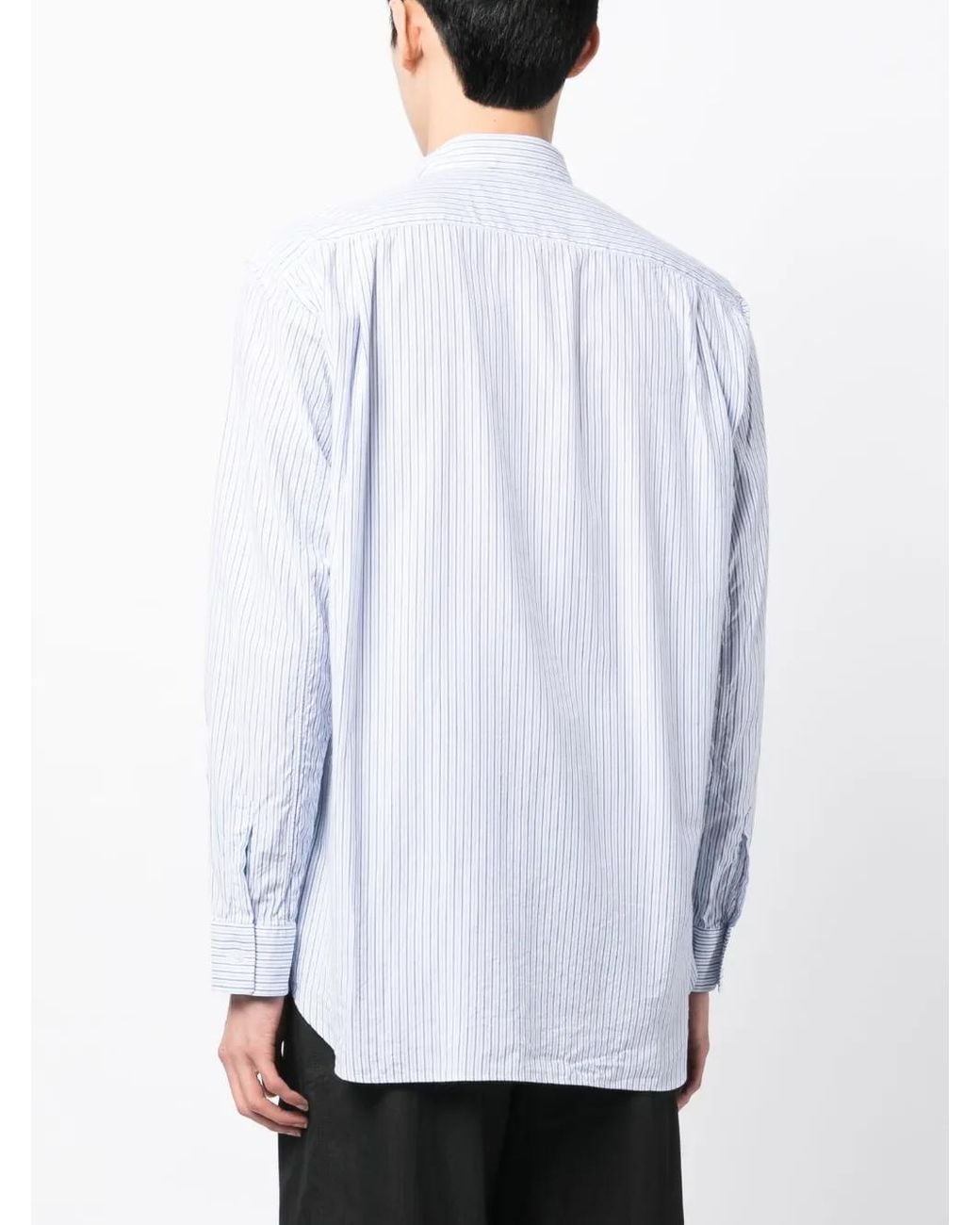 Comme des Garçons Blue X Brent Westfall Strawberry Patchwork Shirt for men