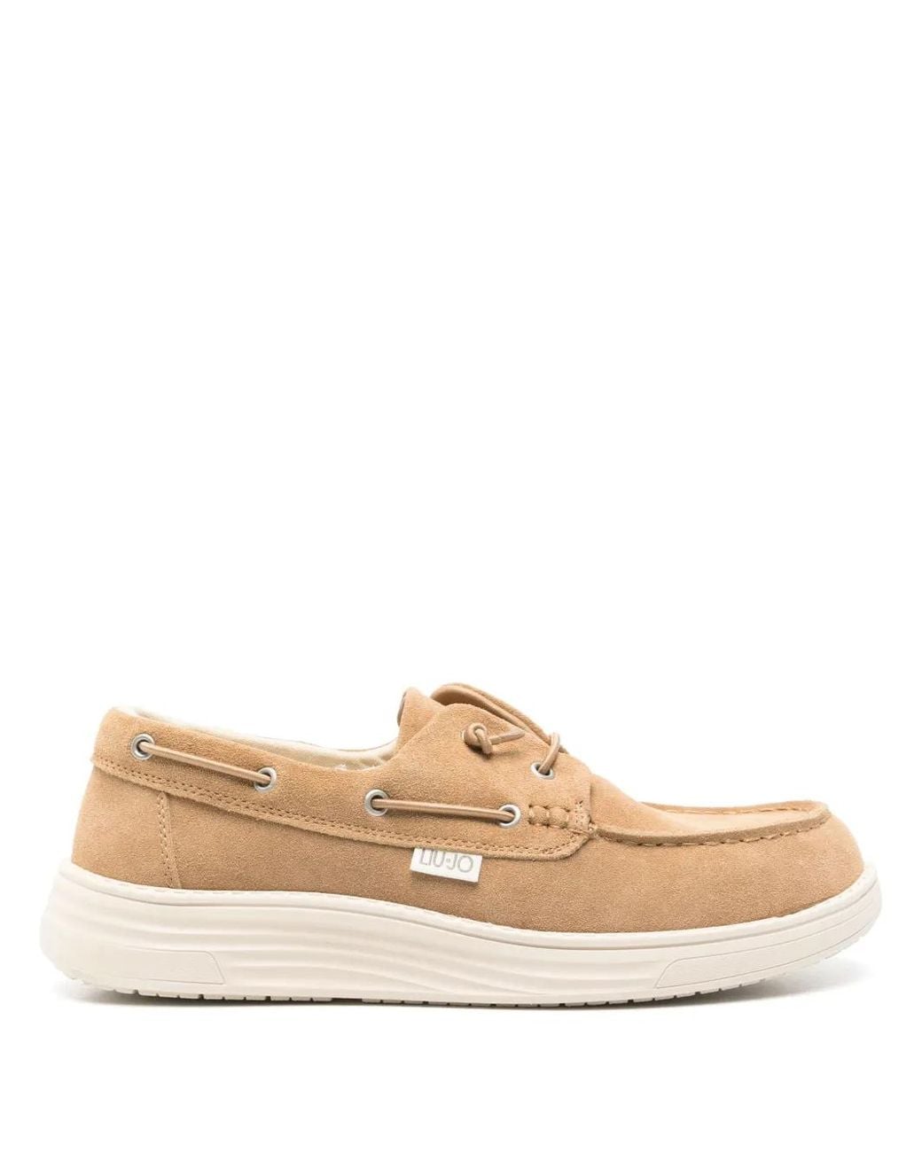 Liu Jo Natural Suede Boat Shoes for men