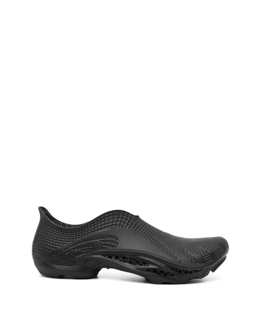 ALIVEFORM Black Dermisriders Textured Sneakers for men
