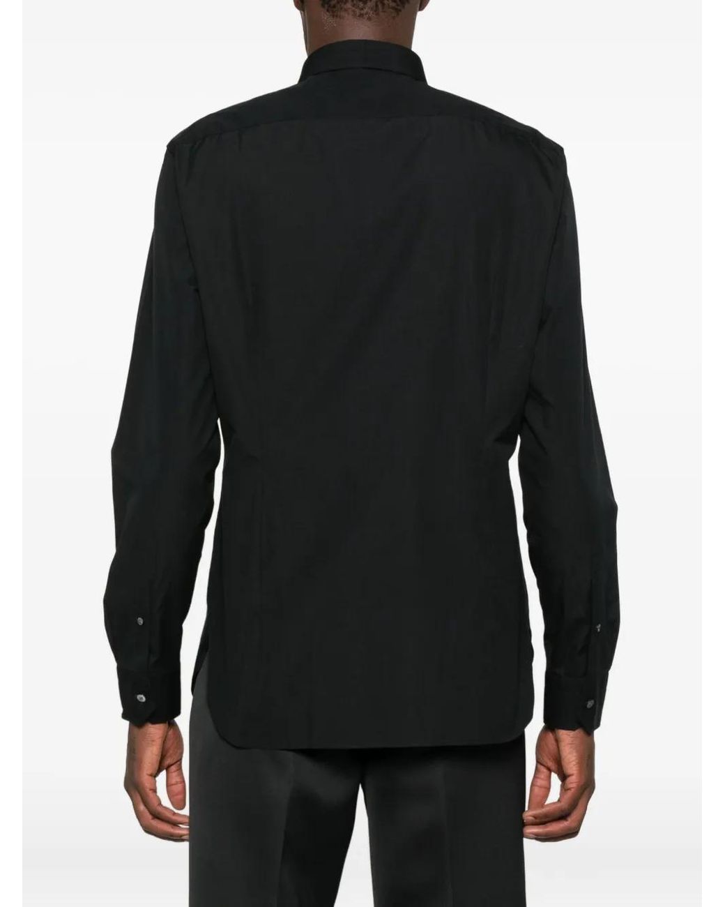 Zegna Black Cotton Shirt for men