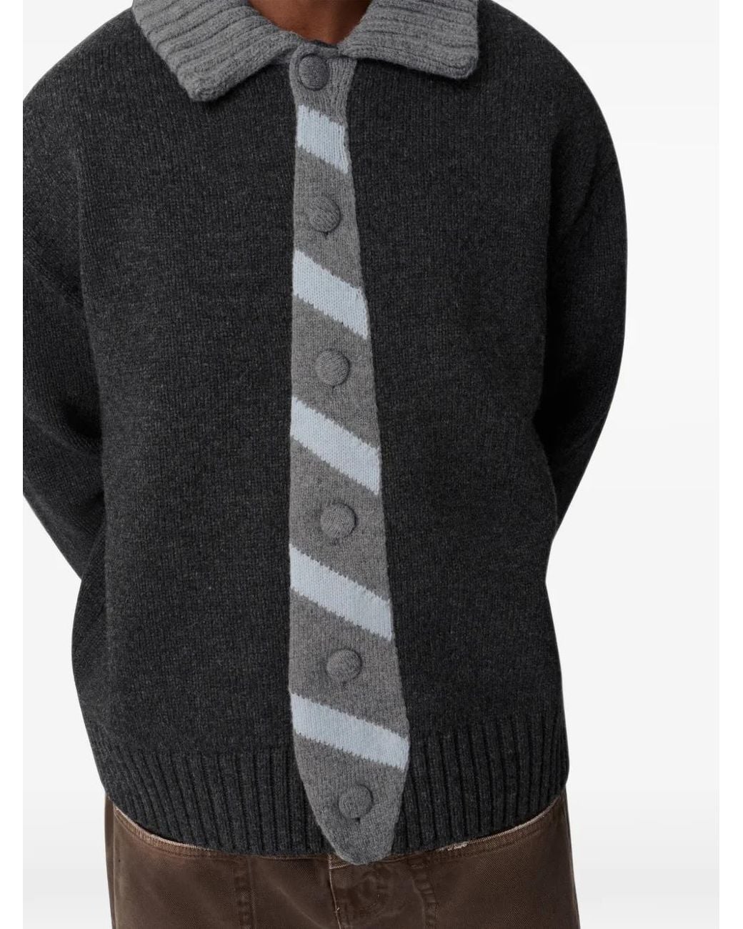 Axel Arigato Black Cardigan Tether Tie for men