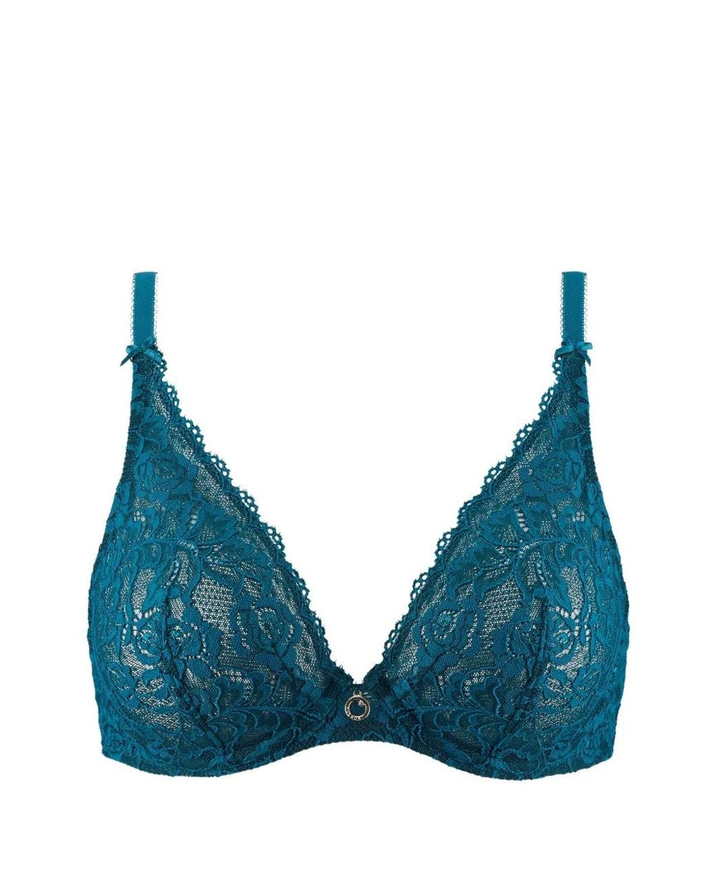 Aubade Blue Rosessence Lace Triangle Bra