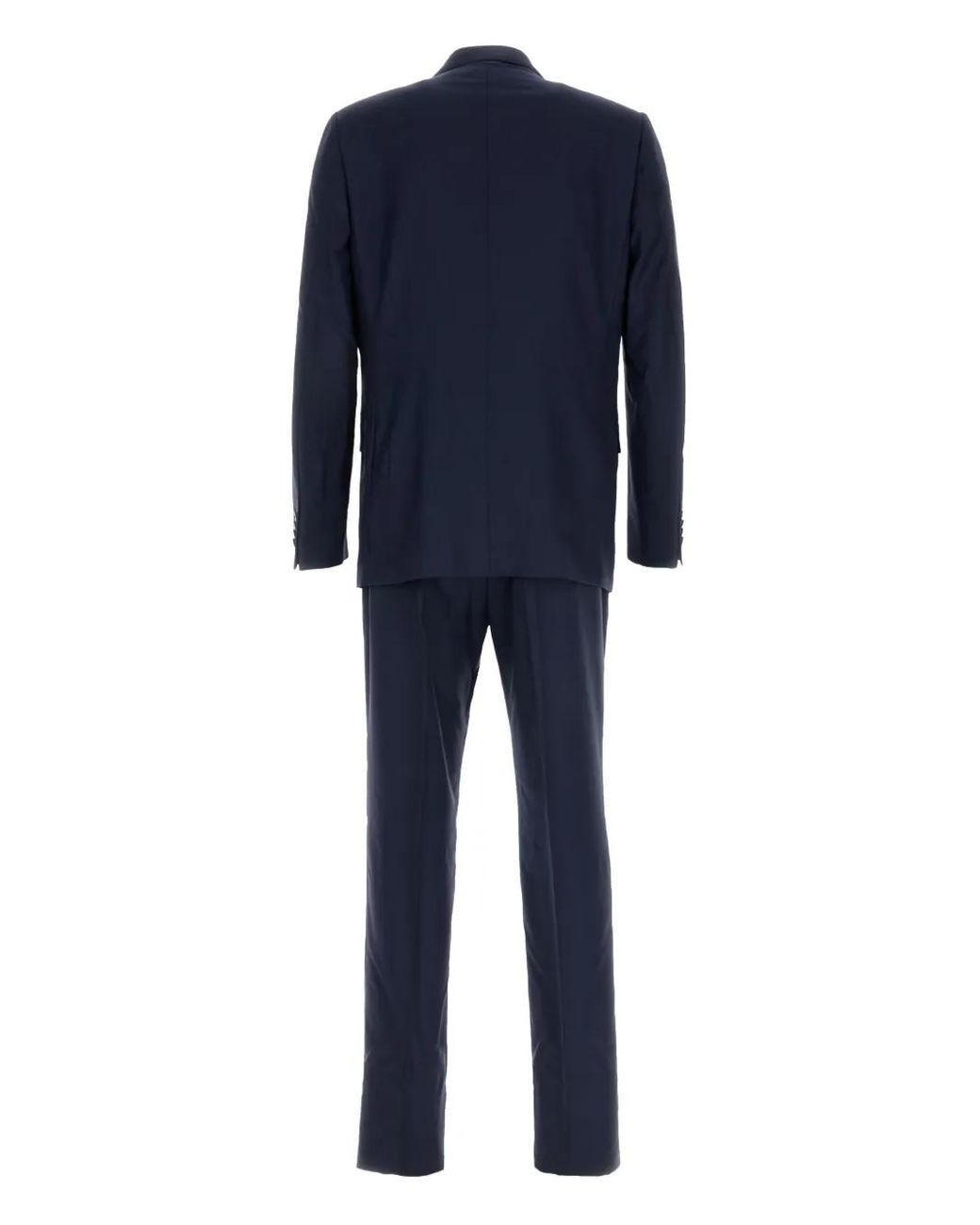 Zegna Blue Wool Suit for men