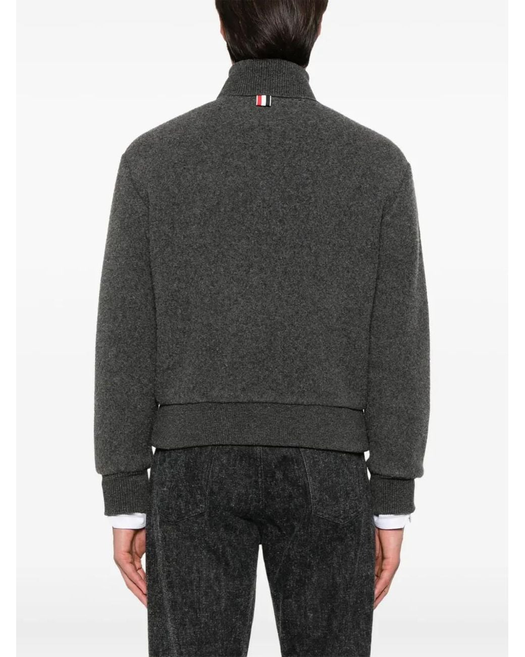 Thom Browne Gray Wool Jacket for men