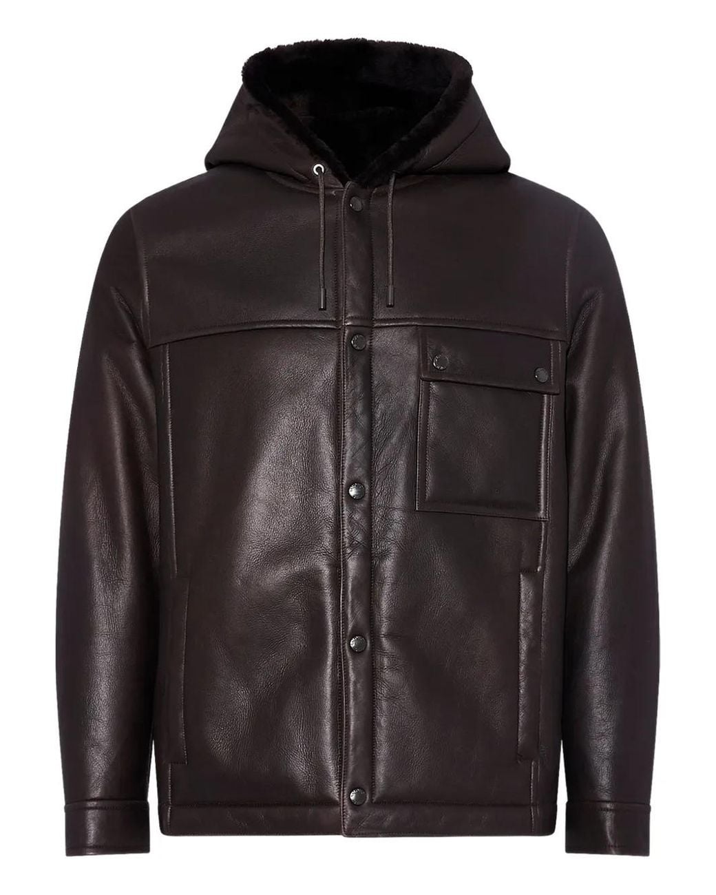 Chaqueta Con Capucha Yves Salomon de hombre de color Black
