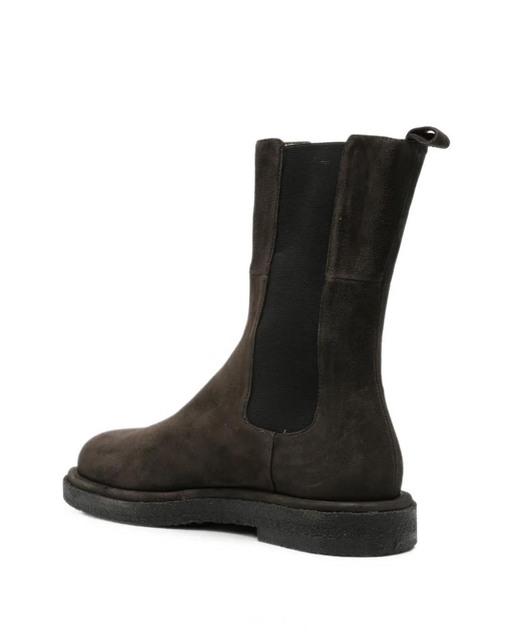 Pomme D ́Or Black Bottines À Empiècements Élastiqués