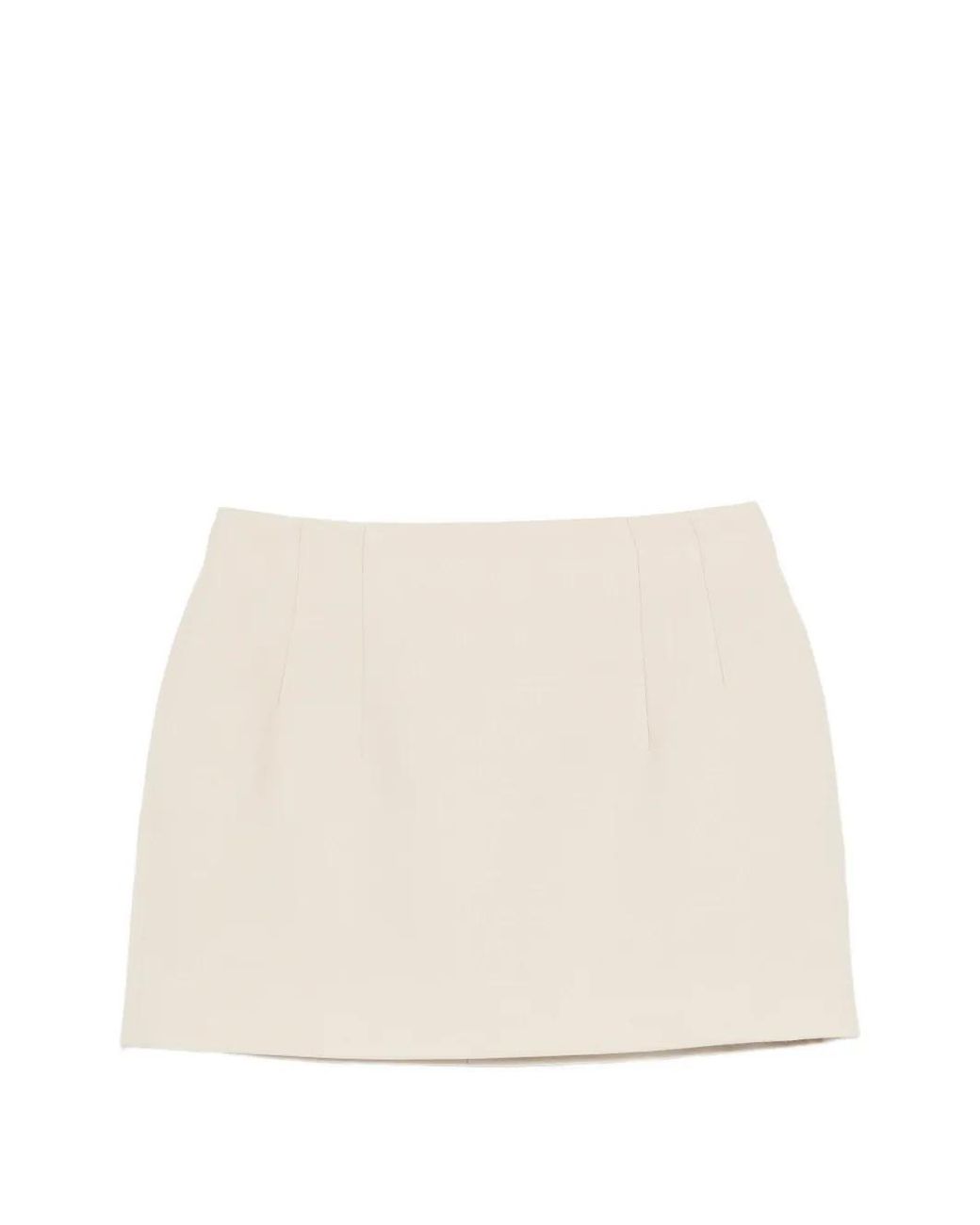 Wardrobe NYC Natural New Contour Mini Skirt