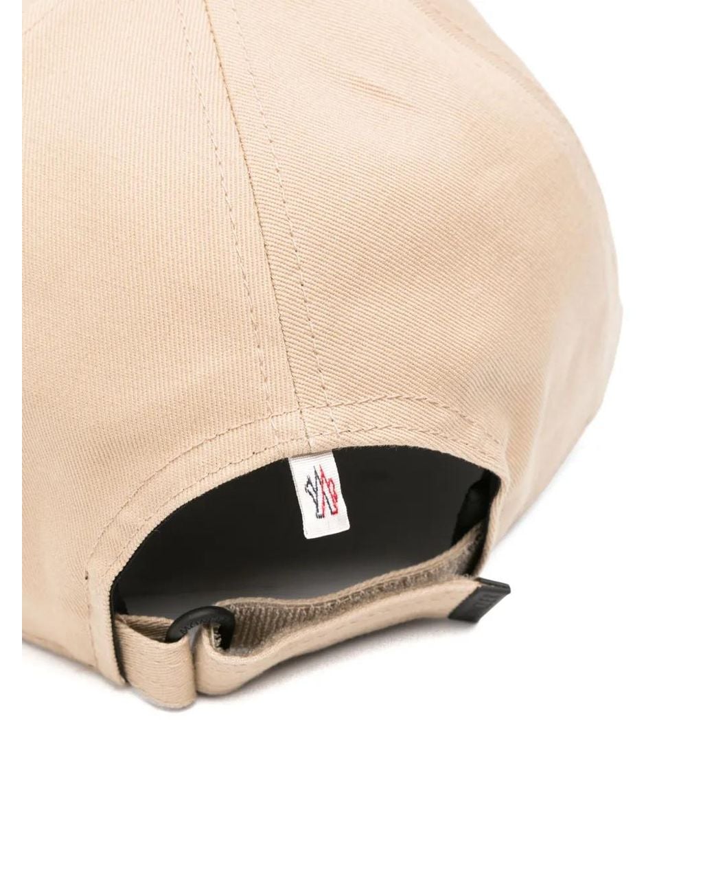 Moncler Natural Logo Cotton Baseball Cap