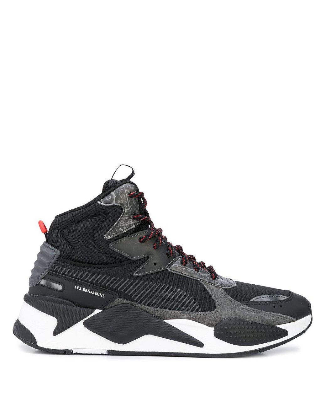 PUMA Rs-x High Top Sneakers in Black for Men | Lyst