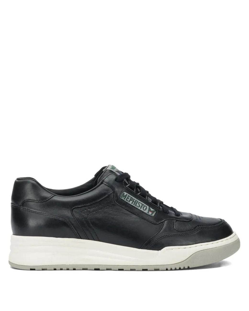 Mephisto Black Norwin Logo-Detail Sneakers for men